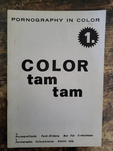 Color Tam Tam Magazine No 1 Small Format.. German Hardcore Magazine With Plain Outer Cover